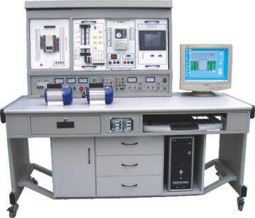 网络型PLC可编程控制器、变频调速、触摸屏及电气控制实验装置
